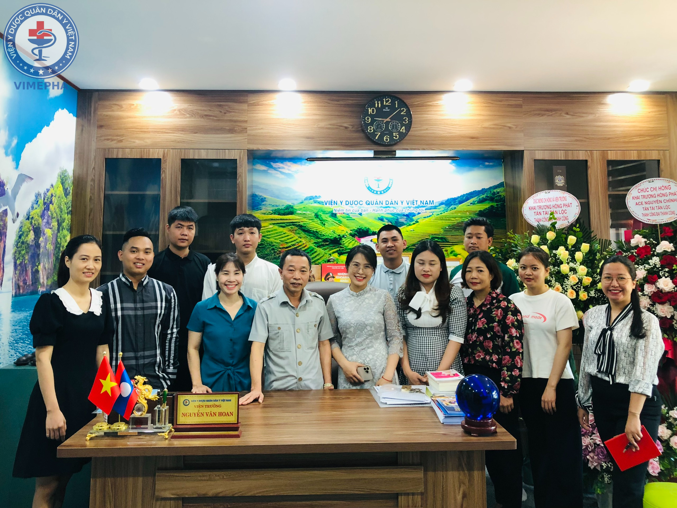 Ban lãnh đạo Viện Y Dược Quân Dân Y Việt Nam