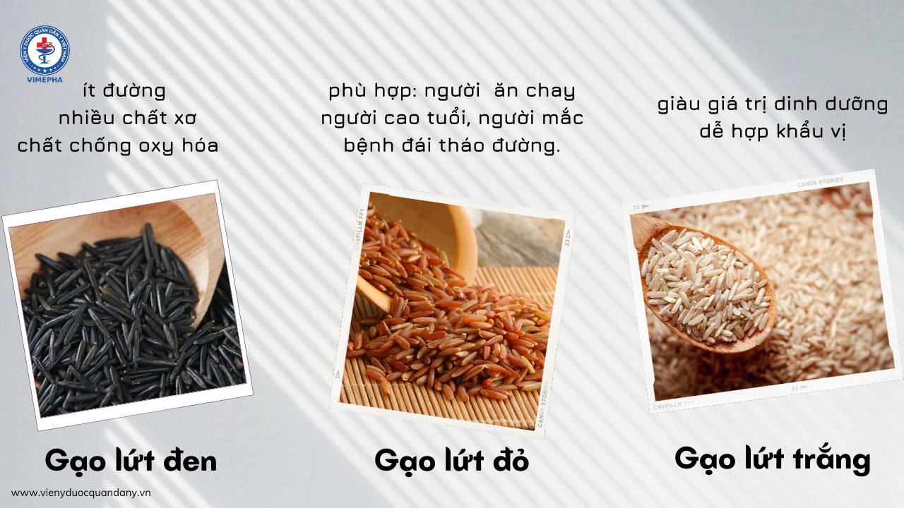 Các loại gạo lứt
