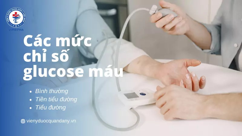 Các mức chỉ số Glucose máu
