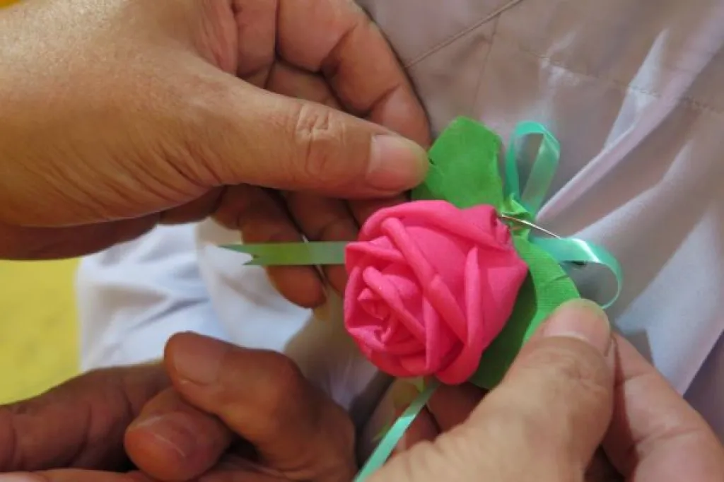 Hoa hồng hồng lễ Vu Lan