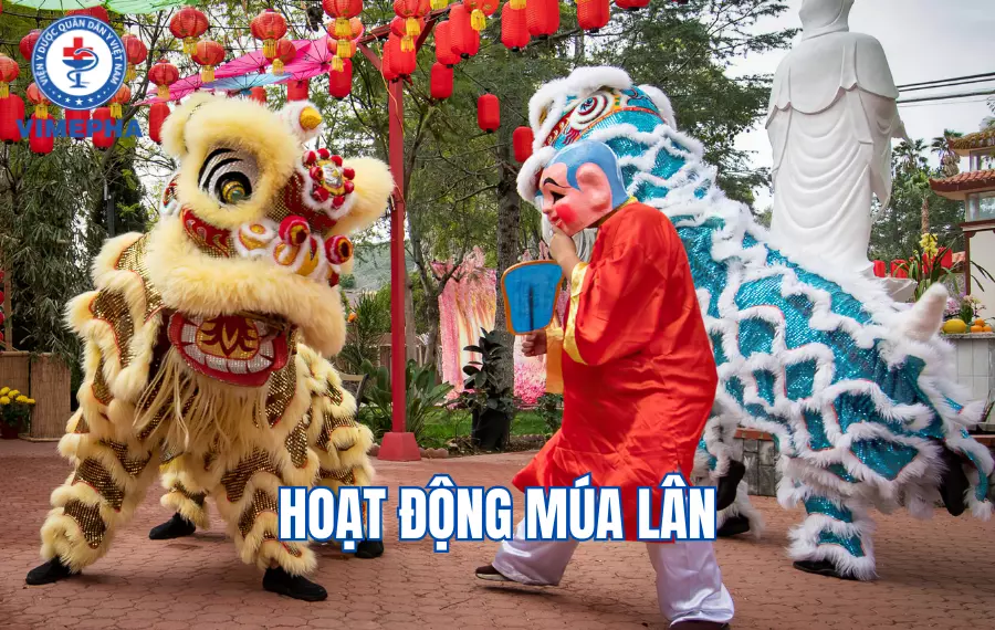 Hoạt động múa lân trung thu