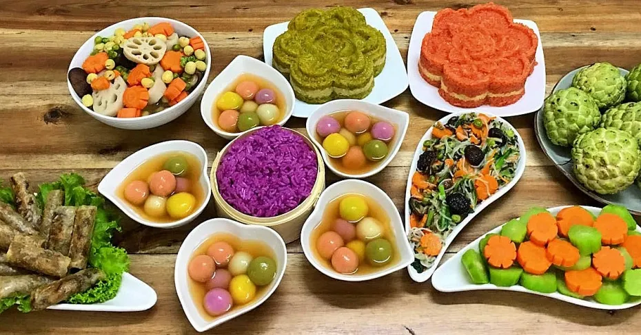 Mâm cúng lễ Vu Lan
